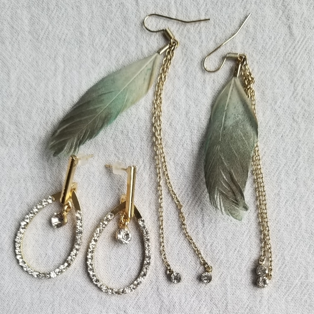 💥2 pair earrings